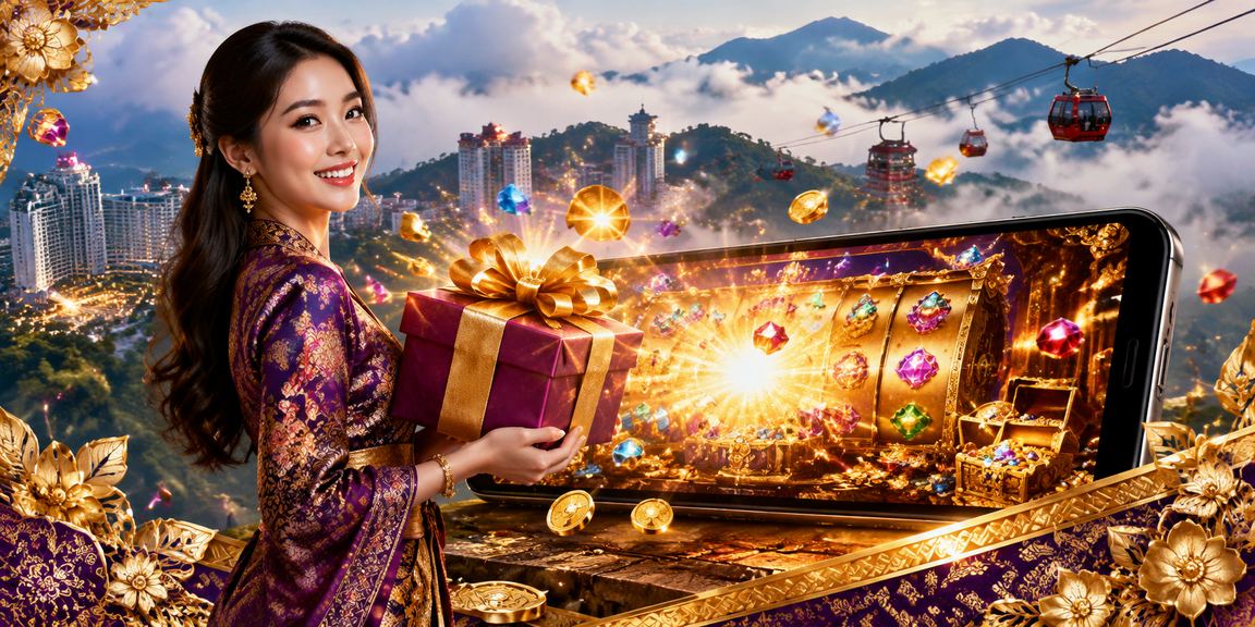 Mesin slot kasino bertema batik di platform a9play